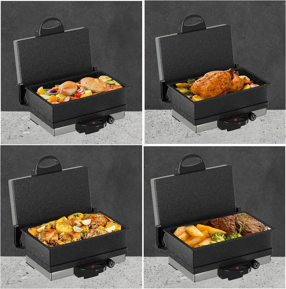 2000W Scheffler Elektrogrill Kontaktgrill 3 in 1 Multigrill, Grill, Elektrischer Optigrill - Image 12