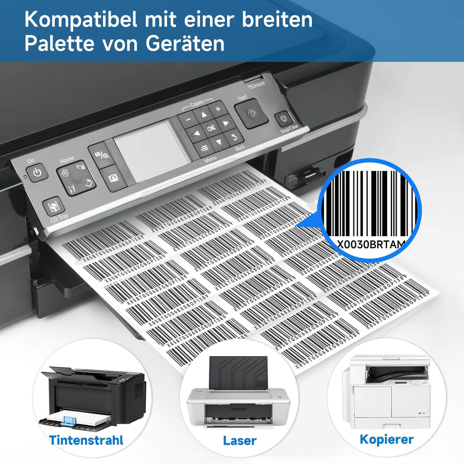 2400 Etiketten A4 – Zuverlässiger Halt, klares Druckbild & umweltfreundlich für Büro, Haushalt und Lager - Image 2