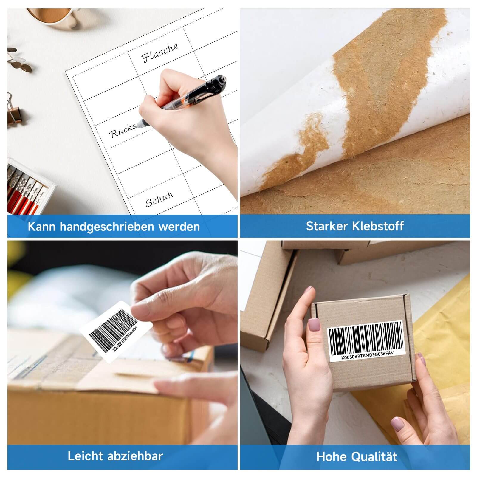 2400 Etiketten A4 – Zuverlässiger Halt, klares Druckbild & umweltfreundlich für Büro, Haushalt und Lager - Image 5