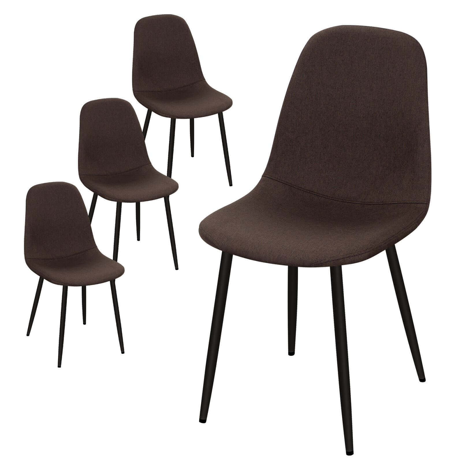 Ergonomisches 4er-Set Esszimmerstühle von HOMELUX Modern, bequem und vielseitig - Image 20
