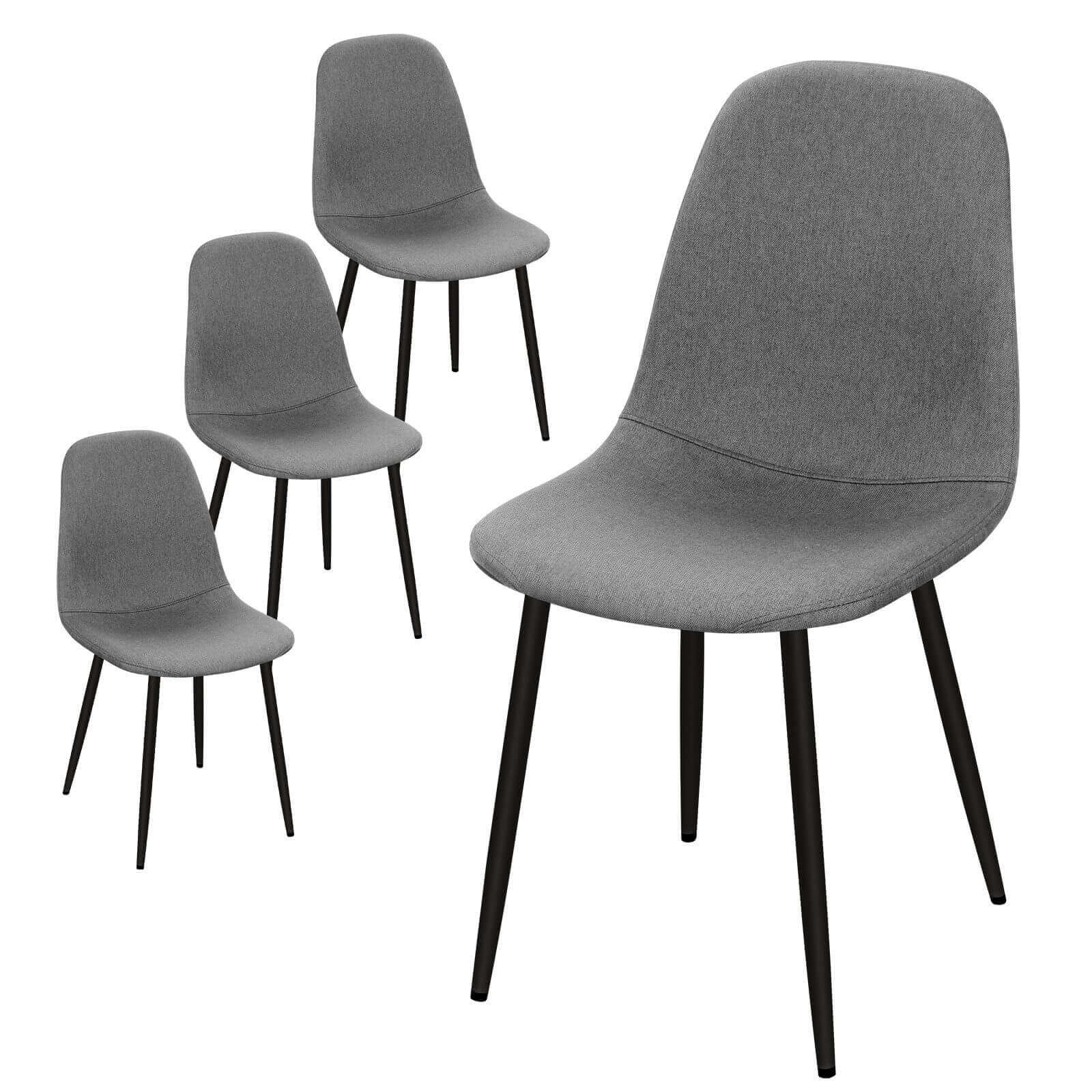 Ergonomisches 4er-Set Esszimmerstühle von HOMELUX Modern, bequem und vielseitig - Image 2