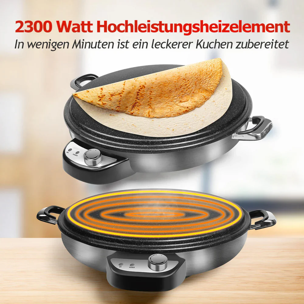 Crêpesmaker Ø50cm 230V 2300 W Fladenbäcker, große Backplatte, Temperaturregler - Image 4
