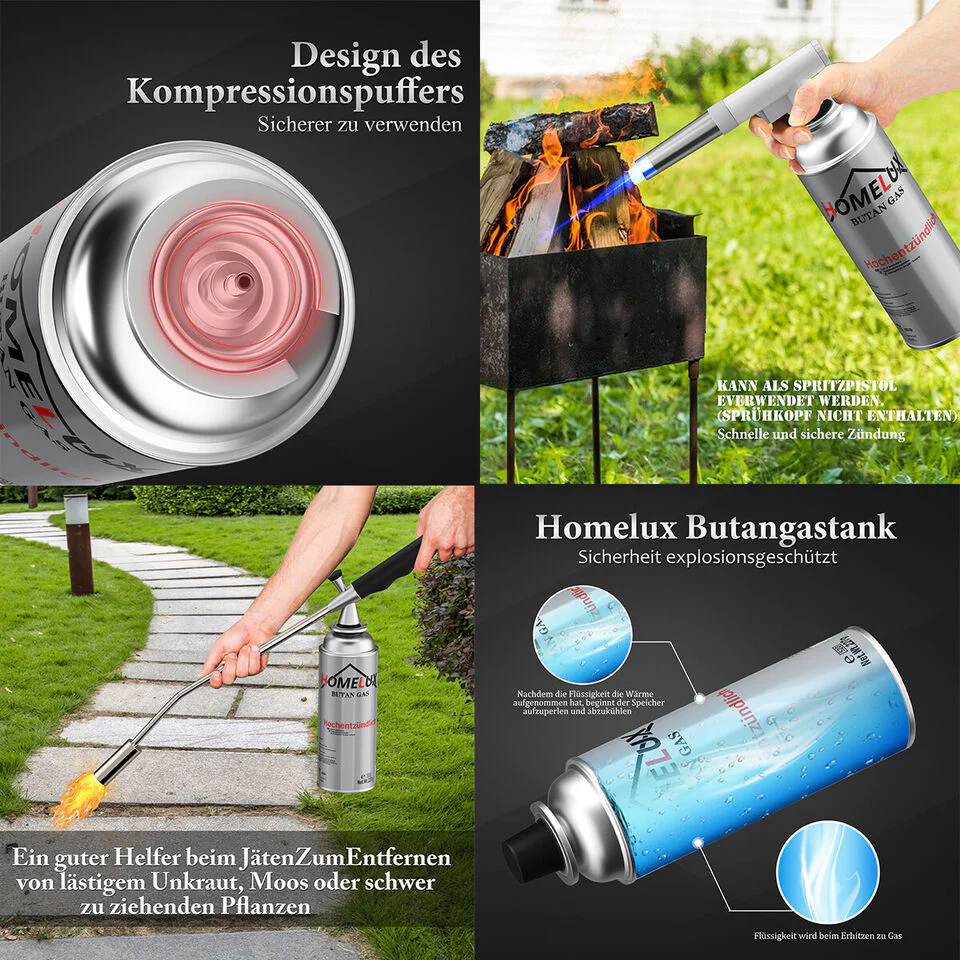 HOMELUX 2-flammiges Gaskochfeld mit / ohne 227g Gaskartusche – Ideal für den Outdoor-Bereich - Image 7