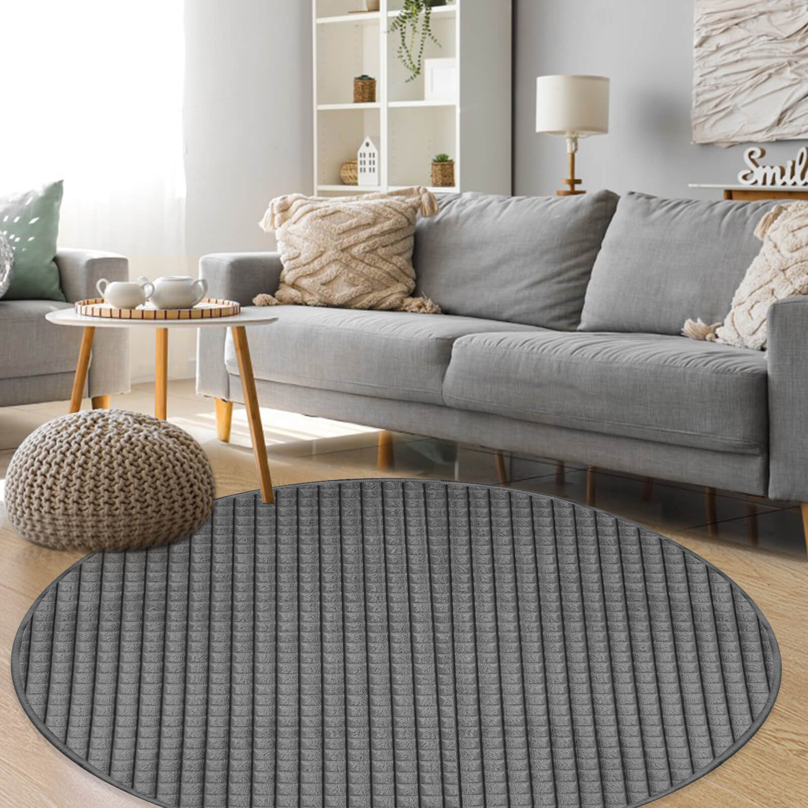 HOMELUX Flauschiger Kunstfell Teppich, wohne Rutschfestigkeit, für Wohnzimmer & Schlafzimmer, Fußbodenheizung - Image 2
