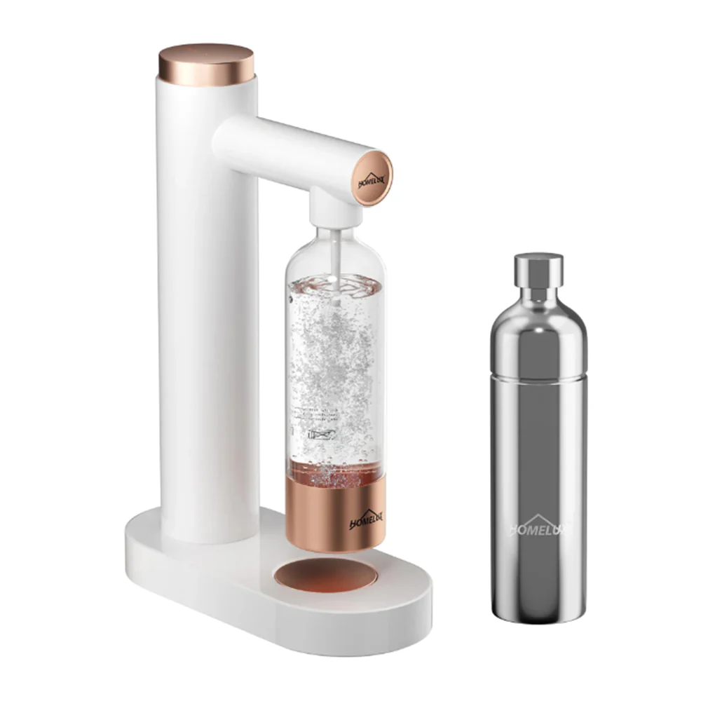 HOMELUX Wassersprudler, Sprudelwasser Maschine Mit 1L PET-Flaschen 316 Edelstahl Flasche Soda Maker - Image 3