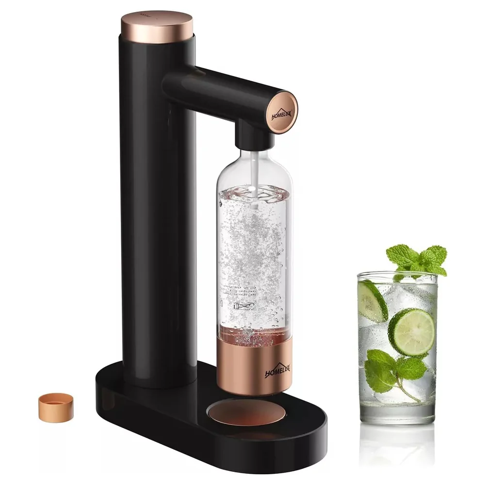 HOMELUX Wassersprudler, Sprudelwasser Maschine Mit 1L PET-Flaschen 316 Edelstahl Flasche Soda Maker - Image 20