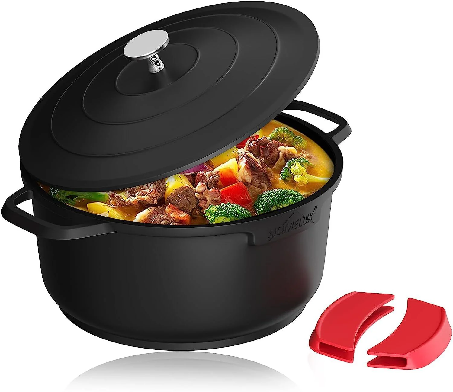 Induktion Kochtopf 24/28cm Topf Antihaftbeschichtung, für alle Herdarten 4L/6L - Image 12