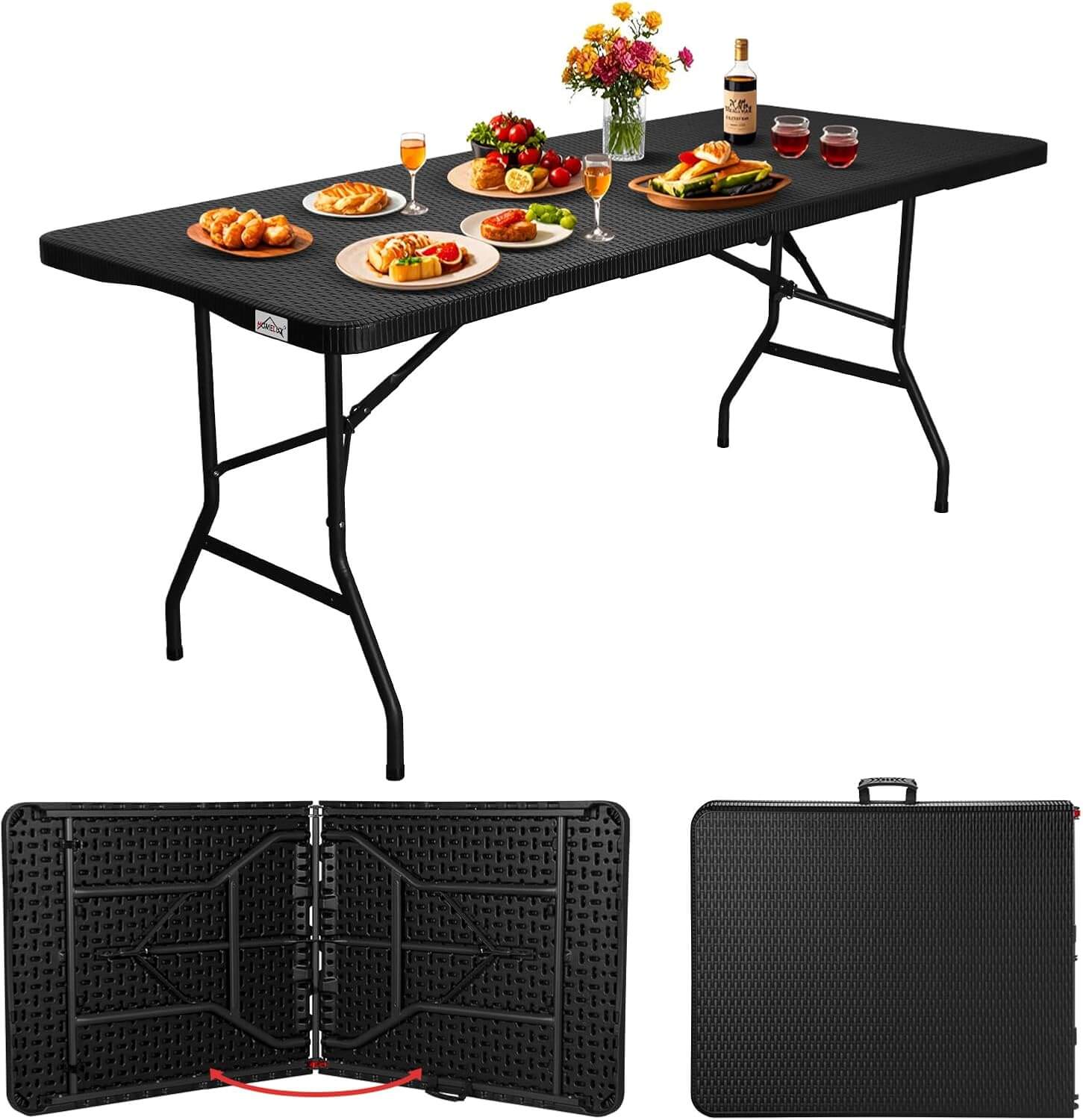 Bierzeltgarnitur Set / Klapptisch / Bierbank 180cm Gartengarnitur Biertisch Klappbar Bank Campingtisch Bierbänke - Image 2